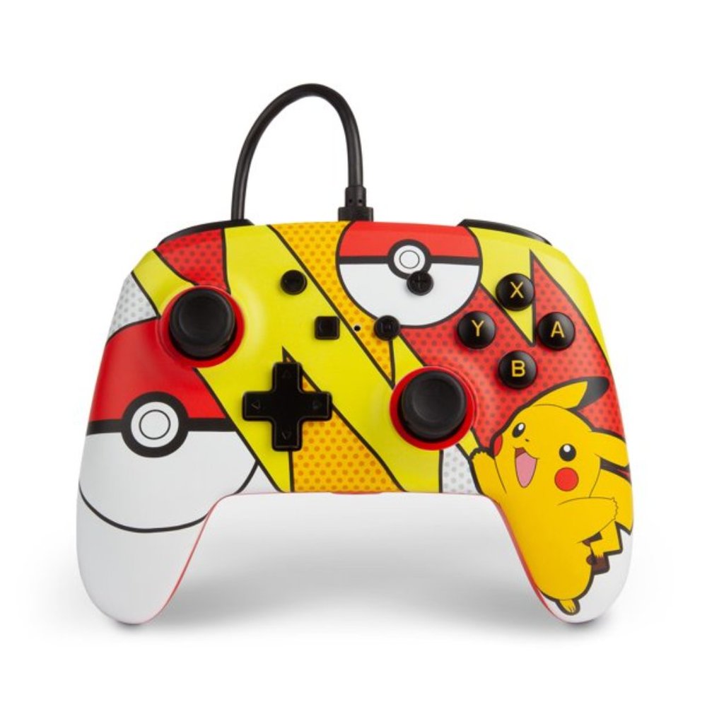 PowerA Enhanced Wired Controller for Nintendo Switch - Pokémon: Pikachu Pop